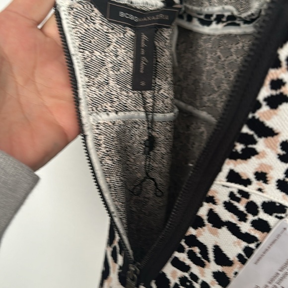 New! BCBG MAXAZRIA leopard bandage dress S - Picture 11 of 13